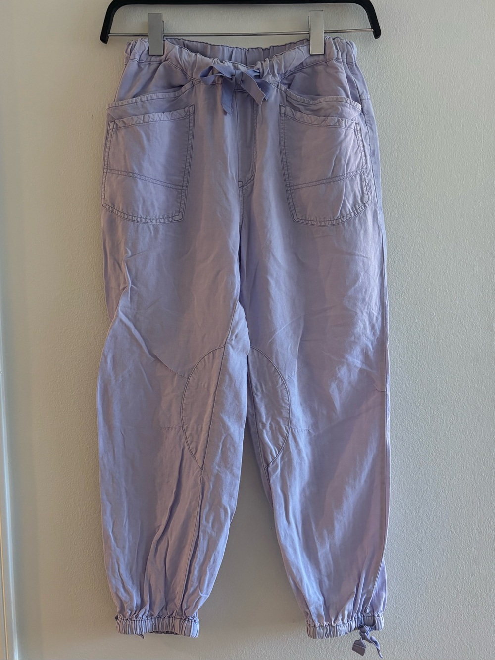 Anthropologie Pilcro Purple Linen Blend Jogger Pants XS